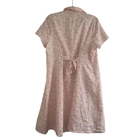 ModCloth + Daytime Dynamo Sz 18 Shirt Dress - Picture 9 of 11
